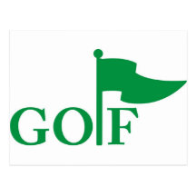 Golf Cartão Postal