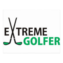 golf cartoes postais