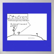 Golfe de Stickmen Posteres