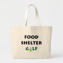 Golfe do abrigo da comida bolsa para compras