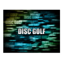 Golfe do disco cartões postais