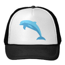 Golfinho azul boné