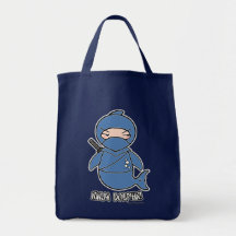 Golfinho de Ninja! Sacola Bolsa
