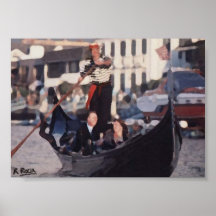 Góndola (Venecia) Original Oils Artwork Posters