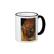 Gonella, bobo da corte da corte de Ferrara, c.1445 Canecas