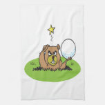 Gopher irritado toalhas de mão