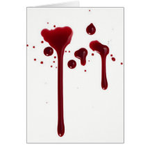 gotejamento do sangue cartoes