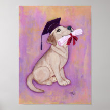 Graduação amarela do impressão da arte de Labrador