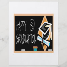 Graduação feliz 2 panfleto personalizados