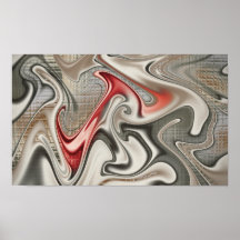 Graffiti Gnarly Fractal Poster