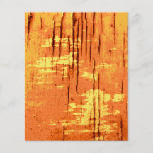 Gráfico abstrato da laranja com linhas escuras panfleto