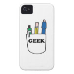 gráfico engraçado do protetor do bolso do GEEK Capas De iPhone 4 Case-Mate