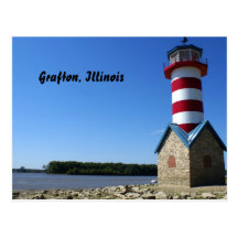 Grafton, farol do IL Cartão Postal