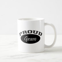 Grama orgulhoso (preto) canecas