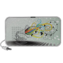 Gramofone Caixinhas De Som Para Notebook