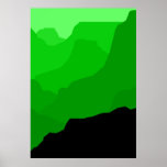 Grand Canyon - verde Poster