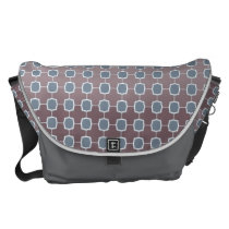 Grande mensageiro de prata macio de Quatrefoil bolsas mensageiro da rickshaw