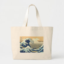 Grande onda de Hokusai Bolsa Para Compras