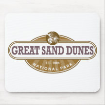 Grande parque nacional de dunas de areia mouse pad