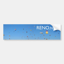 Grande raça do balão de Reno Adesivo