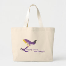 Grande sacola inspirada bolsa para compras
