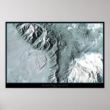 Grandes dunas de areia parque nacional, satélite d impressão