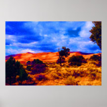 Grandes dunas de areia posters