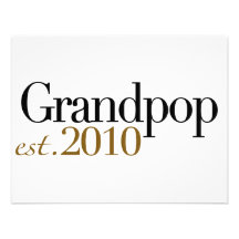 Grandpop Est 2010 Convites Personalizado