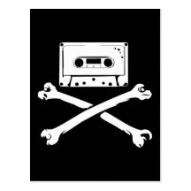 Gravação Home da pirataria da fita & do pirata da  Cartões Postais