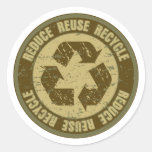 Grunge do reciclado adesivo