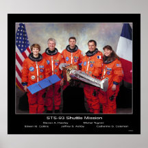 Grupo da missão do vaivém espacial STS-93 Posteres