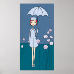 guarda-chuva azul posteres