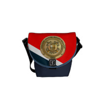 Guarda costeira bolsa mensageiro