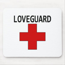 Guarda do amor mousepads