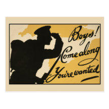Guerra mundial de Ingleses do vintage primeira Cartões Postais