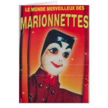 Guignol uma Paris Cartões