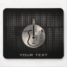 Guitarra acústica áspera mousepad