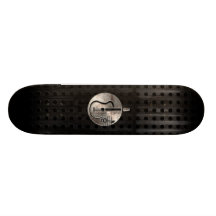 Guitarra acústica áspera skate boards