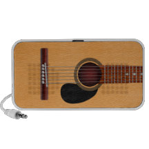 Guitarra acústica caixinhas de som para iPhone