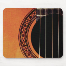 Guitarra acústica mouse pads