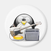 Guitarra e amplificador americanos clássicos Tux Imãs