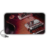 Guitarra retro caixinhas de som para viagem