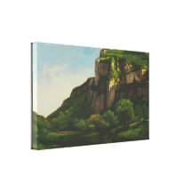 Gustave Courbet - rochas em mais mouthier Impressão Em Tela Canvas