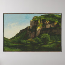 Gustave Courbet - rochas em mais mouthier Posters