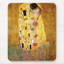 Gustavo Klimt o tapete do rato do beijo Mousepads