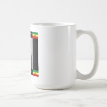 Haile Selassie o leão de Judah, Jah Rastafari Caneca