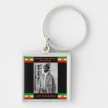 Haile Selassie o leão de Judah, Jah Rastafari Chaveiro