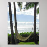Hammock havaiano impressão