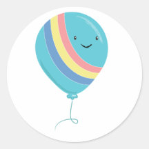 HappyBalloon Adesivos Redondos