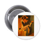 Harlequin com guitarra broches